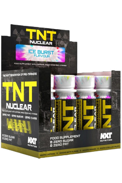 NXT Nutrition Nuclear Shots- Ice Burst Flavor 12 x 60ml - ان اكس تي مشروب ماق...