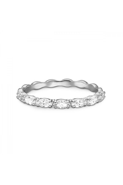 Swarovski Vittore Marquise Yüzük Beyaz Rodyum Kaplama 52 52
