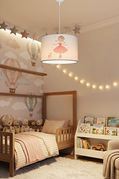 manogrup KİDS ÇOCUK BEBEK ODASI AVİZESİ - RENKLİ FİGÜRLÜ TASARIMLI TAVAN AYDINLATMASI
