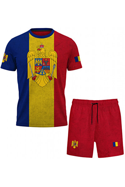 OEM Men's T-shirt and shorts set Romania P017