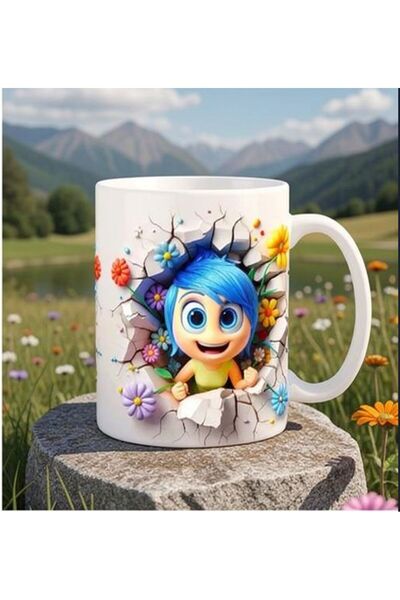KADOREX DESIGN Emotional Outburst 3D Effect Mug – Fun, Colorful, and Eye-Catc...
