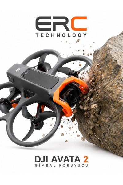 ERCTECH DJI Avata 2 Gimbal Koruyucu Darbe Önleyici Kamera Koruma Aparatı – Da...