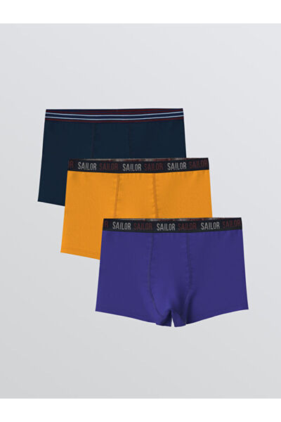 LC Waikiki ملابس داخلية للأولاد مطبوعة بعبارة "Stylish Guys" من UZG STORE، 3 قطع