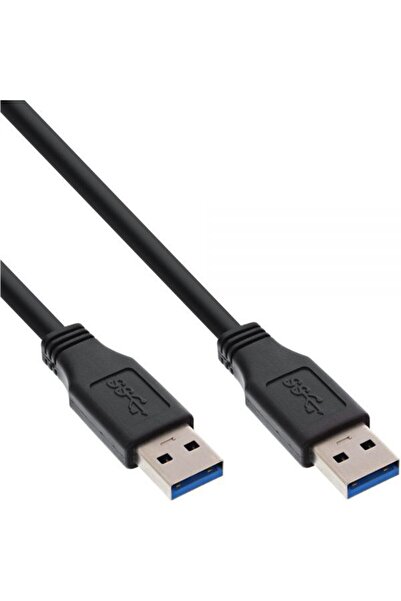 Other Cablu InLine USB 3.0, A la A, negru - 1m