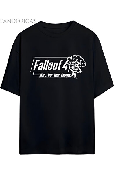 Grafftee Clothing FALLOUT 4 TASARIMI BASKILI "WAR...WAR NEVER CHANGES" YAZILI...