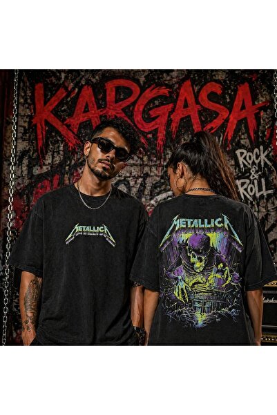 kargasa تي شيرت ميتالكا كبير الحجم