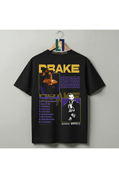 Grafftee Clothing تي شيرت دريك بتصميم خاص من القطن الفاخر للجنسين