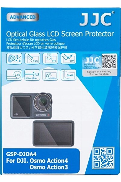 JJC Protecție lentilă din sticlă + 2x Ecran LCD pentru camera Dji Osmo Action...