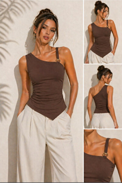 DRESSIFY WOMEN’S FASHION Γυναικεία μπλούζα με λεπτομέρεια αγκράφας