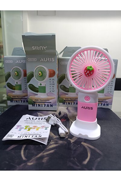 Auris Taşınabilir Fan Soğutucu Mini Vantilatör Klima Güçlü Serinletici Şarjlı...