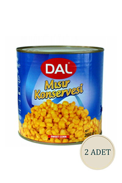 DAL Mısır Süzme Konserve 3 Kg - 2 Adet