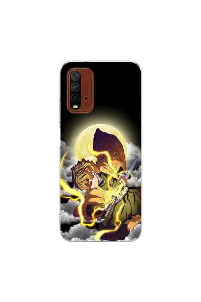 PPKin Redmi 9t Compatible Anime 4/2 Design Transparent Case