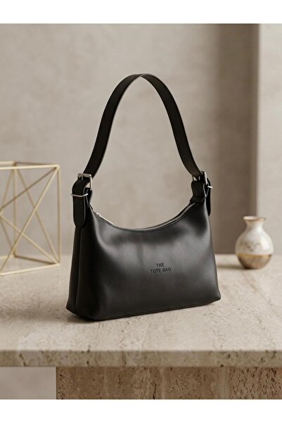 JASECO Minimalist Women's Shoulder Bag with Buckle Strap Detail 29X18 cm