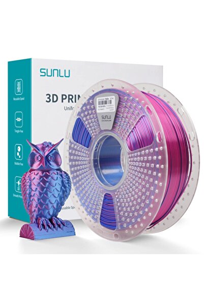 Sunlu Μεταξωτό PLA+ Διπλού Χρώματος Κόκκινο Μπλε 1.75 χιλ. 1 κιλό