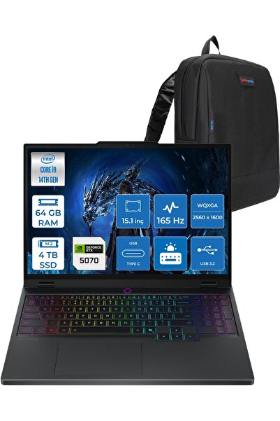 LENOVO Legion 5 Intel Core I9 14900HX 64GB Ddr5 4tb SSD 8GB/RTX5070/115W 15.1...