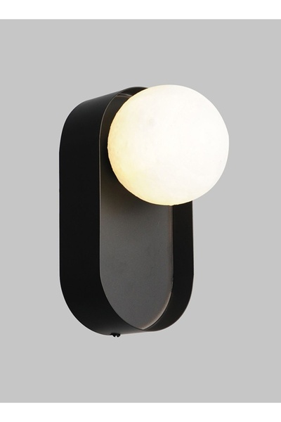spolux Modern Lighting, Wall lamp, Light, Minimal Modern Wall Lamp, Black Col...