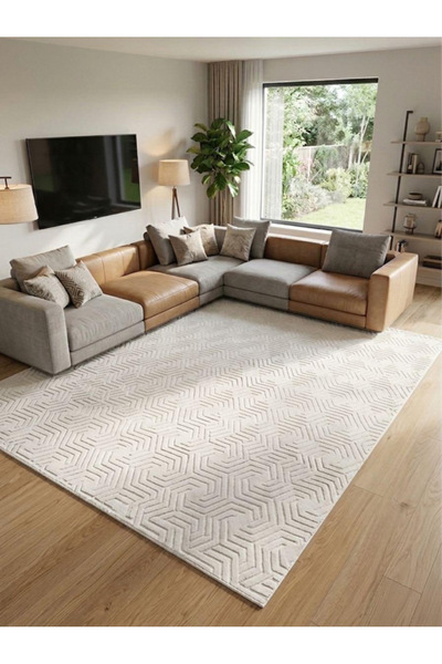 Merinos Halı Merinos Joy Rölyef Bohem Kaymaz Taban Halı Yolluk Salon, Mutfak ...
