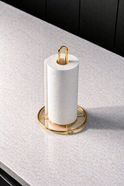 Kitchen Smile Suport decorativ din metal pentru prosoape de hârtie, Suport pe...
