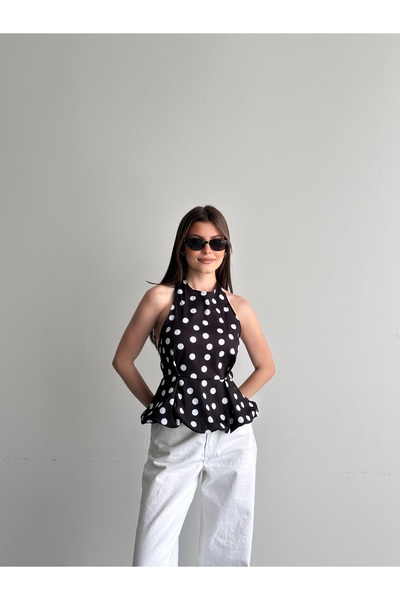 Liva Style Co Polka Dot Patterned Poplin Balloon Ball