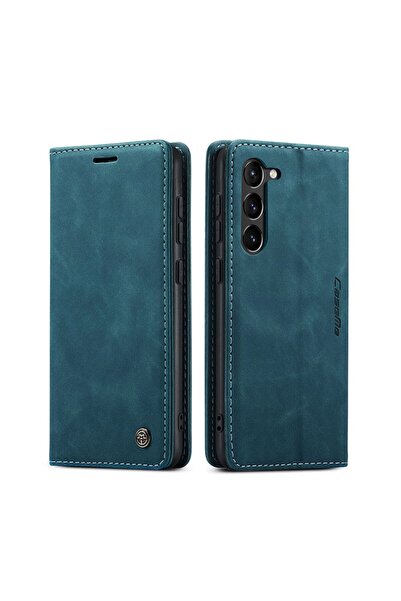 Caseme 013 Retro Θήκη Βιβλίο Blue (Samsung Galaxy S23 Plus 5G)