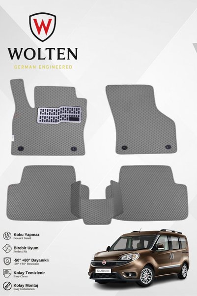 w wolten german engineered DOBLO-FİAT-(2010-2022) İÇİN EVA İÇ PASPAS TAKIMI (...