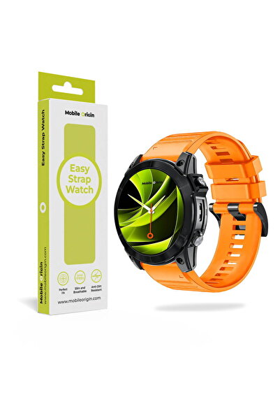Mobile Origin Easy Strap Silicone Watch 26mm Orange