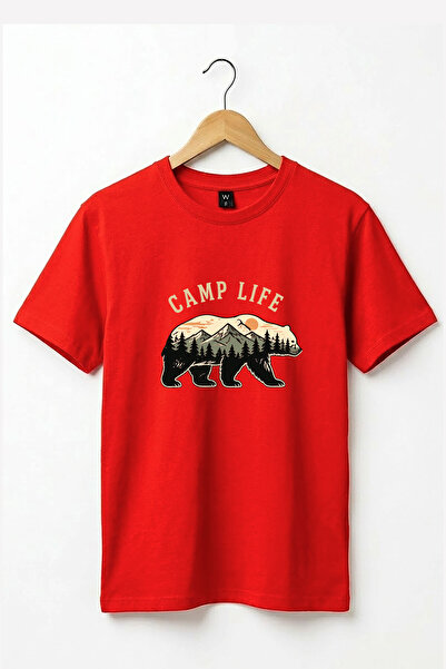 onsrawear Unisex Camp Life Premium Basic T-Shirt for Nature Enthusiasts with ...