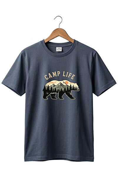 onsrawear Unisex Camp Life Premium Basic T-Shirt for Nature Enthusiasts with ...