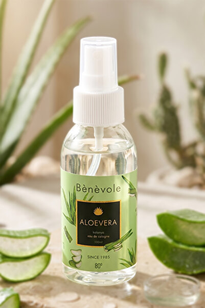 Benevole Aloevera 80 Derece Kolonya Serisi 100 ml | Ferahlatıcı ve Kalıcı Kok...