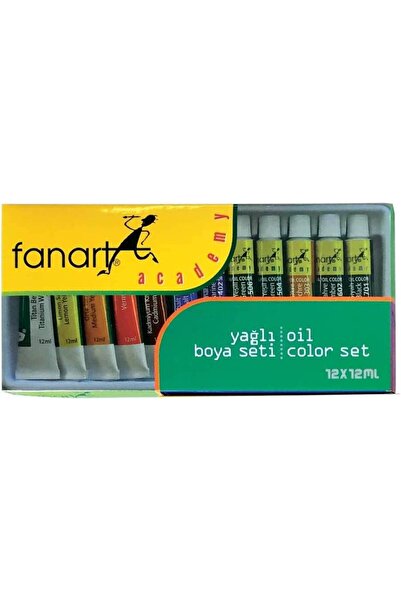 Fanart Academy 12x12ml Yağlı Boya Seti /1000.S12