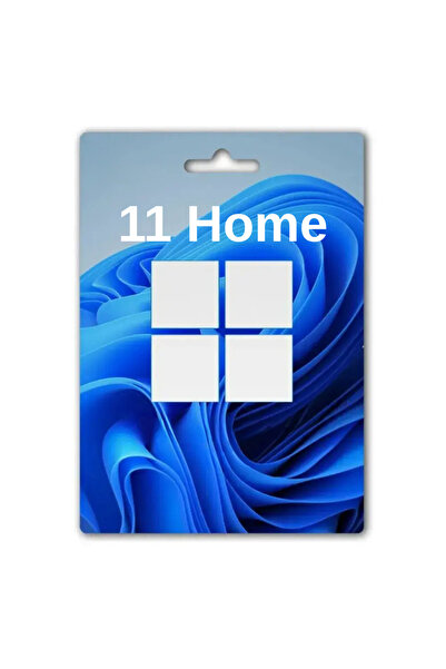 Dijital Windows 11 Home Lisans Anahtarı Key 32&64 Bit Ömür Boyu