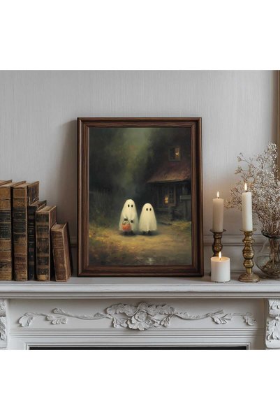 NinaStore Vintage Hayalet Duvar Sanatı – ‘Şeker mi Şaka mı’ – Ürkütücü Sezon ...