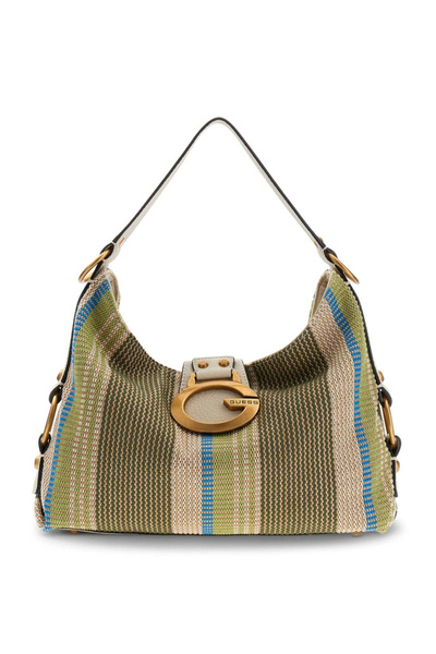 Guess Camden Women's Green Shoulder Bag Hwab9308180-Olm