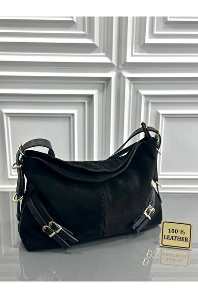 My Easy Shop Mesbag women's bag genuine suede leather