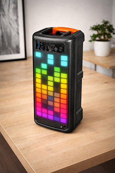TelkurTeknoloji KBroad KTS-1850 Renkli LED Işıklı Wireless Bluetooth Hoparlör