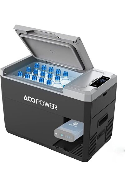 Acopower V28 12/24/220Volt 28Litre Kompresörlü Outdoor Oto Buzdolabı (Akü Dah...