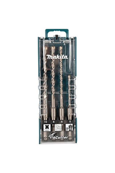 Makita Burghiu pentru ciocan rotopercutor, TCT SDS-PLUS, 5 bucăți.