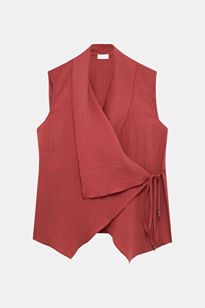 W Collection BORDO RELAX KALIP TENSEL BLUZ
