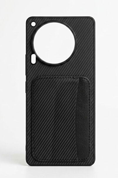 Tecno Camon 30 Carbon Pattern Premium Card Holder Phone Case Stylish and Strong Protection