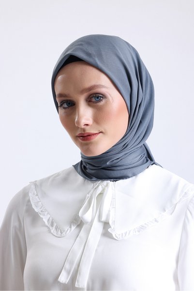 VEGA MODA Tulbent cu cusături simple - Eșarfă pentru cap pentru femei |   Oyalık Writing Flat Indiaca 100x100 cm