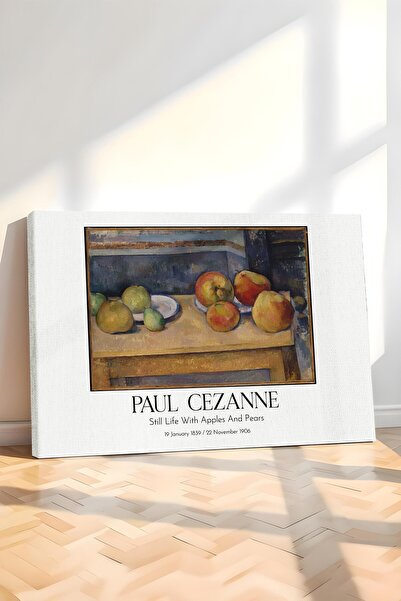 Postifull Paul Cézanne - Natură statică cu mere și pere, Tablou pe pânză, Ser...