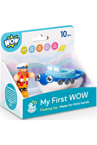 WOW Toys Hračka do vany, Moje první loď, Moje první WOW tahačka Tim