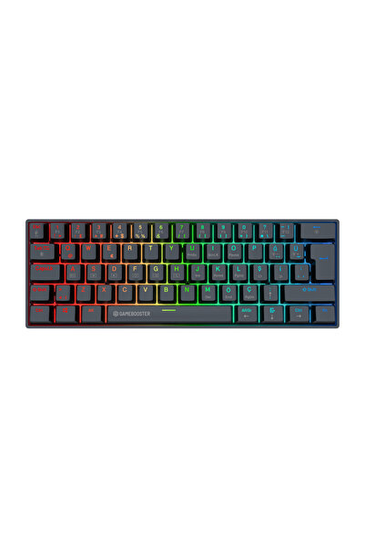 GAMEBOOSTER Syma RGB Blue 60M Switch Kablolu Siyah Mekanik Gaming Klavye
