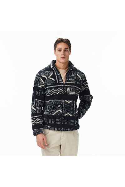 Columbia Rugged Ridge High Pile Half Zip Erkek Siyah Polar Ceket