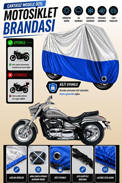 Cemku Twin Top Gray - Bottom Blue Suzuki Vz 800 Intruder M800 Compatible Engi...