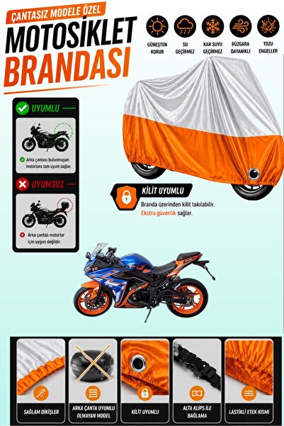 Cemku Twin Top Gray - Bottom Orange Falcon Fr-177 Compatible Engine Cover, Re...