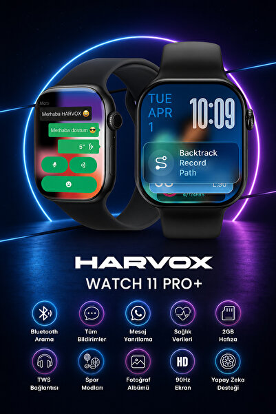 EGTS Watch 11 Pro Plus Akıllı Saat 3 Kordon