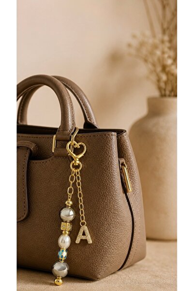 Elvia Atelier Harfli Tasarım Çanta Charmı