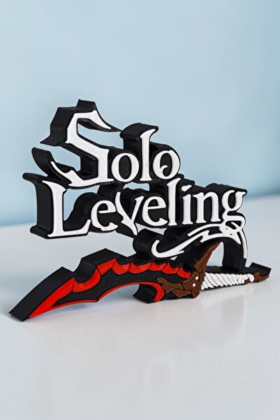 Hunga Solo Leveling Logo - Raf Dekoru - Masa Üstü Dekor