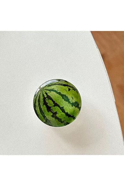 EDELFU Popsocket KARPUZ - Telefon Tutacağı Elma Şekilli Epoksi Yüzey Yapışkan...